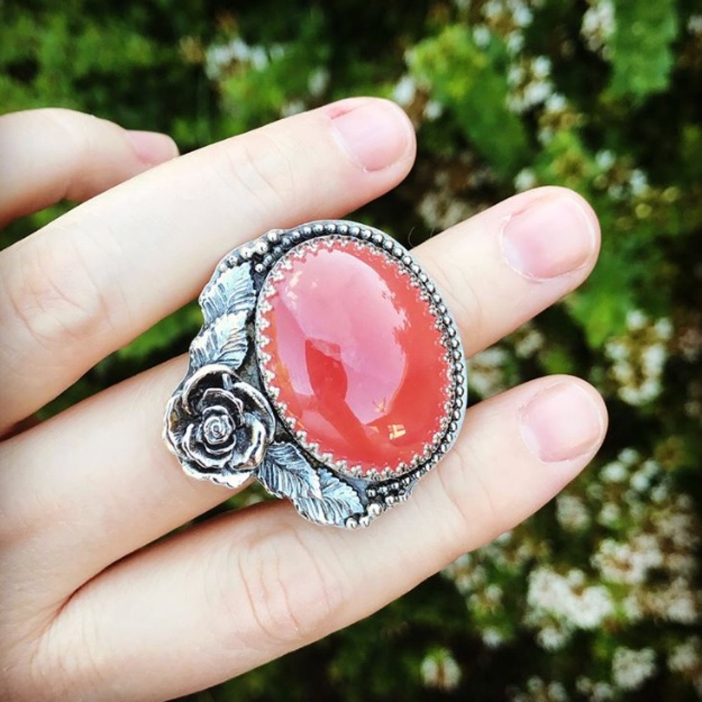 😍🌸My Newest Creation🌸😍Statement Rose Ring